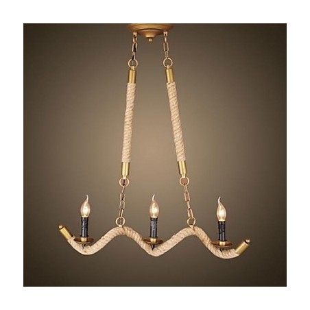 Lampadario a sospensione in metallo ottone antico rustico classico tradizionale Lodge Vintage Retro Country