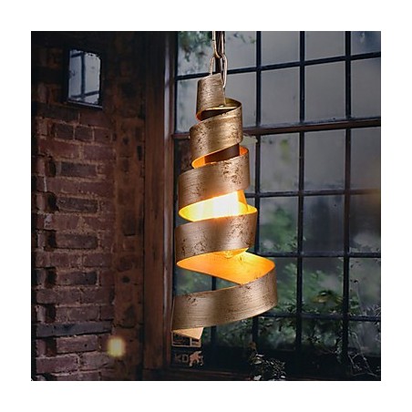 Lampadario a sospensione in ferro retrò minimalista stile industriale