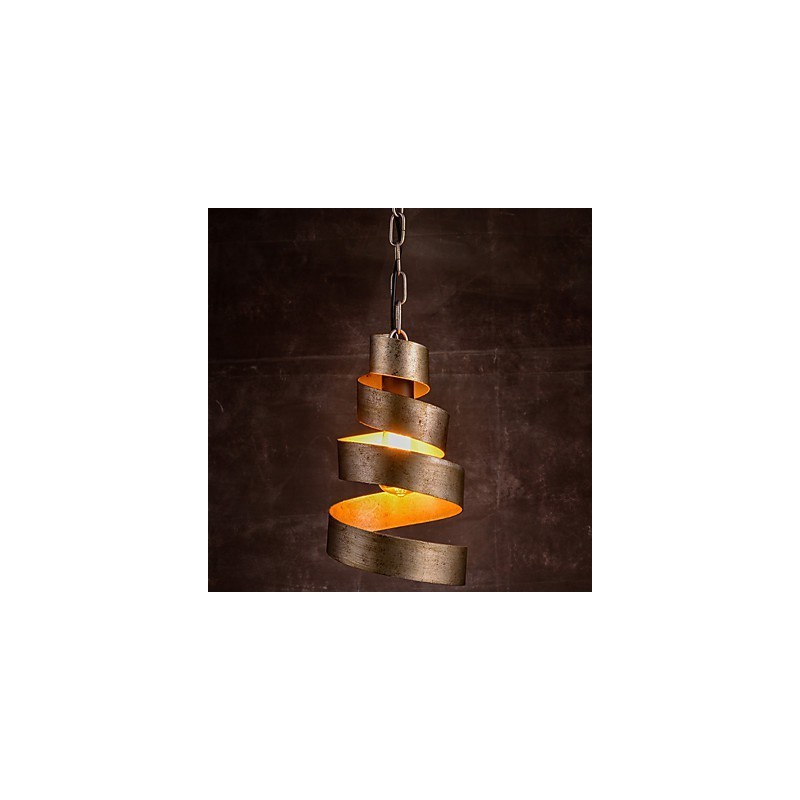 Lampadario a sospensione in ferro retrò minimalista stile industriale