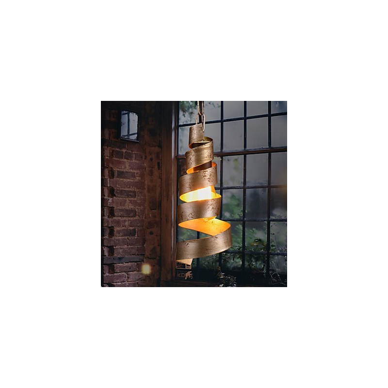 Lampadario a sospensione in ferro retrò minimalista stile industriale