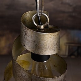 Lampadario a sospensione in ferro retrò minimalista stile industriale