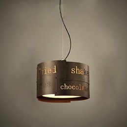Lampada a sospensione moderna nordica in tessuto LOFT Ø 35 cm