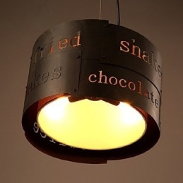 Lampada a sospensione moderna nordica in tessuto LOFT Ø 35 cm