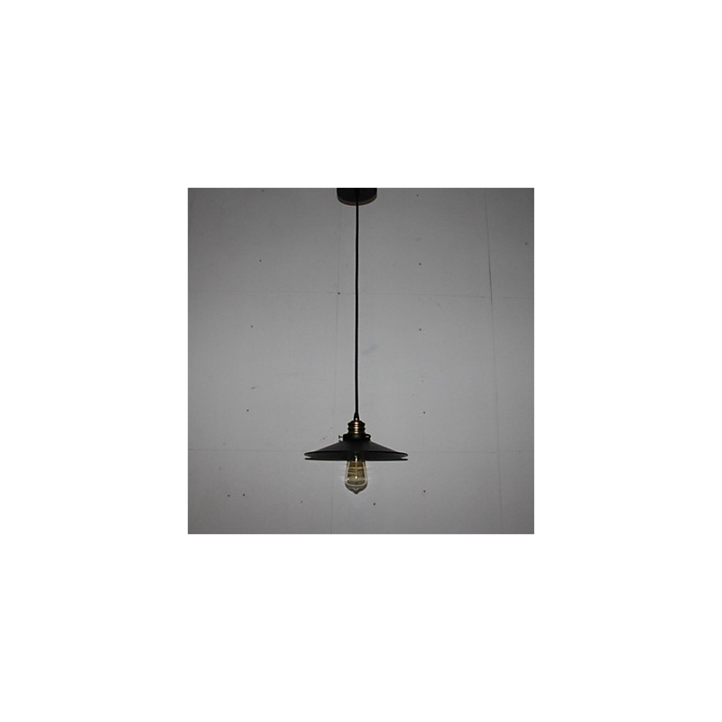 Lampadario a sospensione in ferro stile retrò country americano, 1 luce, E26/E27