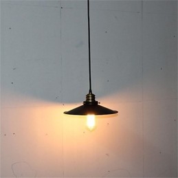 Lampadario a sospensione in ferro stile retrò country americano, 1 luce, E26/E27