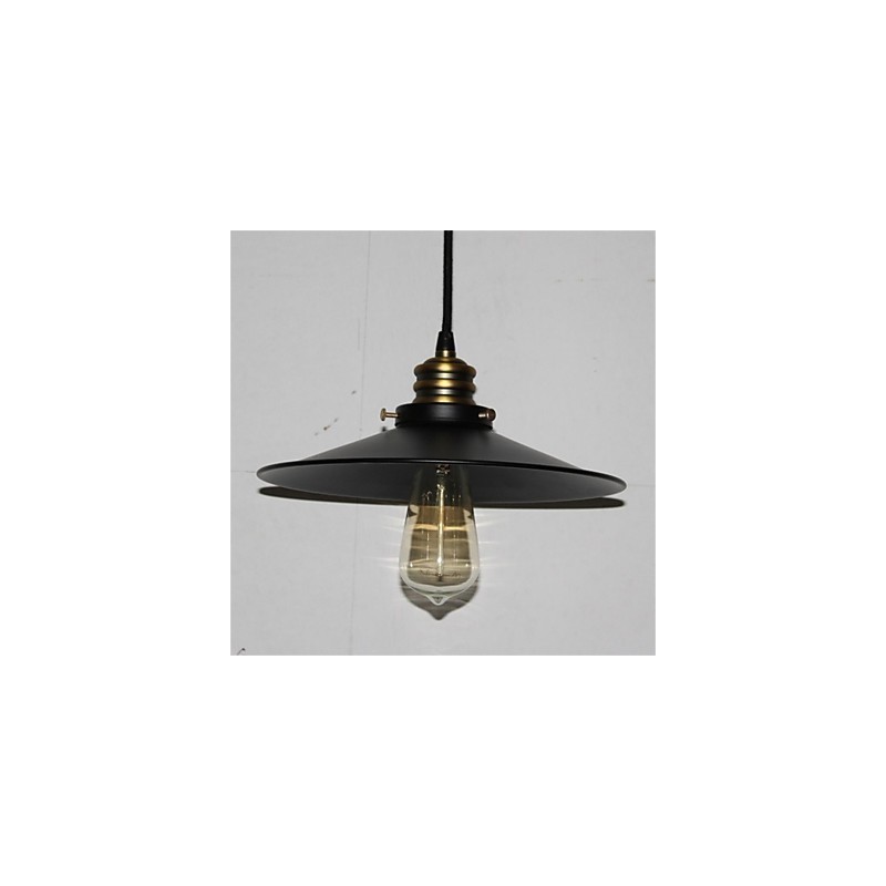 Lampadario a sospensione in ferro stile retrò country americano, 1 luce, E26/E27