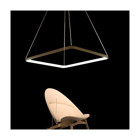 Lampada a sospensione LED integrato bianca moderna 60 cm