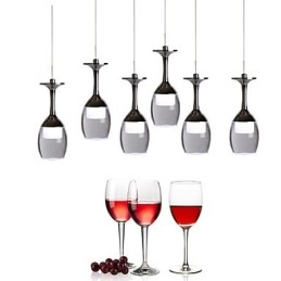 Lampadario a sospensione 1 luce Mini moderno contemporaneo in metallo cromato