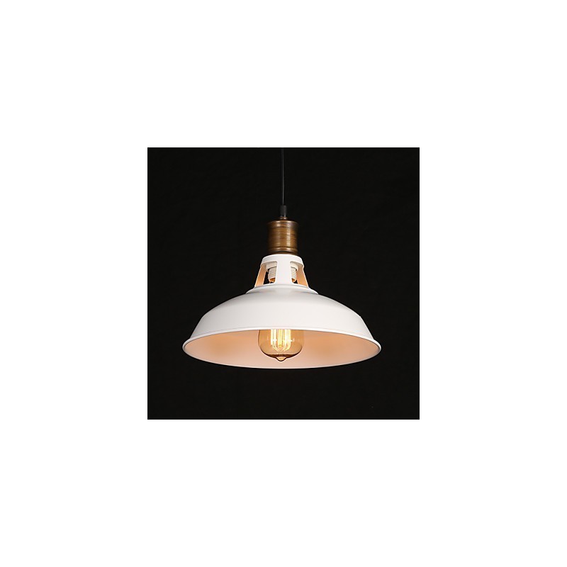 Lampada a sospensione in ferro battuto a testa singola, stile country americano