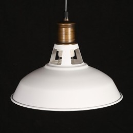 Lampada a sospensione in ferro battuto a testa singola, stile country americano