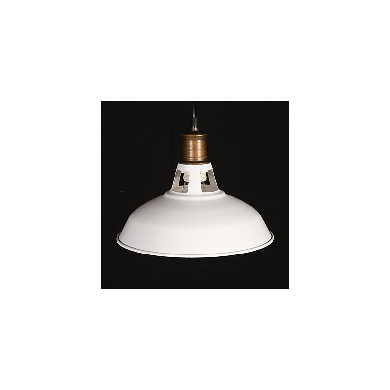 Lampada a sospensione in ferro battuto a testa singola, stile country americano