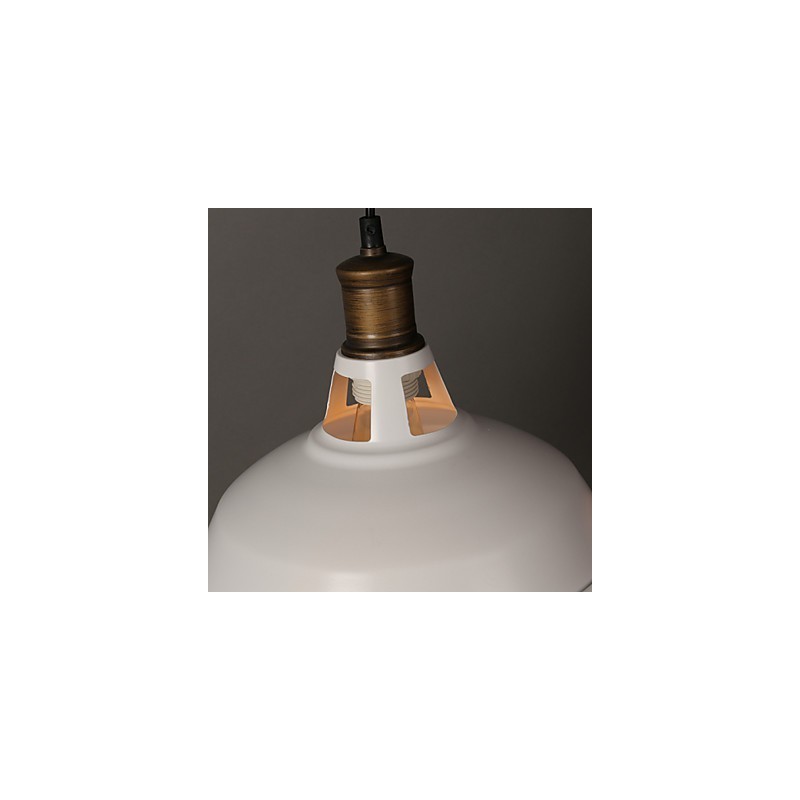 Lampada a sospensione in ferro battuto a testa singola, stile country americano