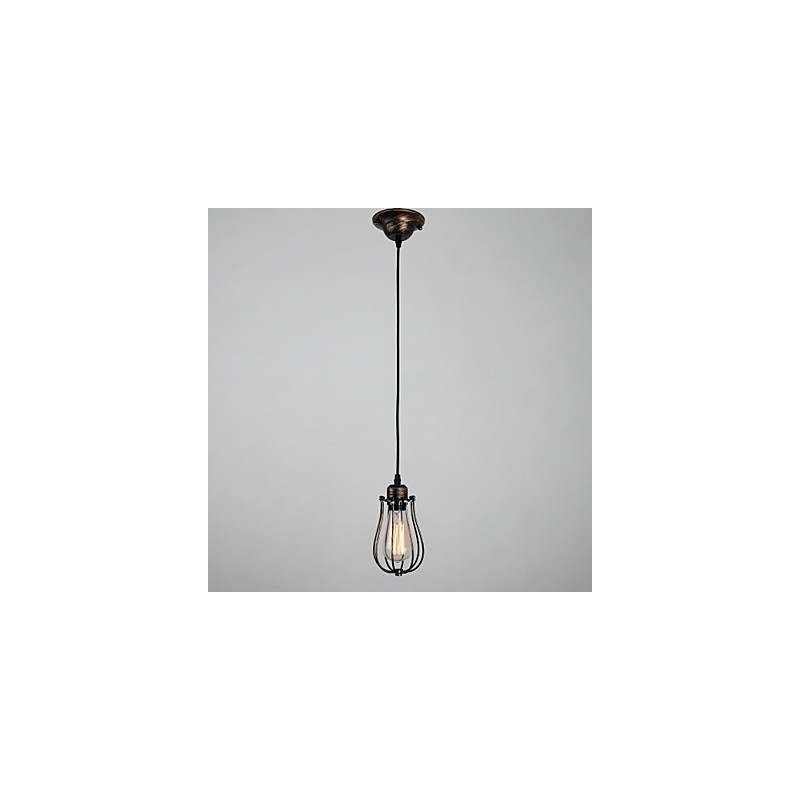 Mini lampada a sospensione country 1 luce retrò