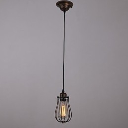 Mini lampada a sospensione country 1 luce retrò