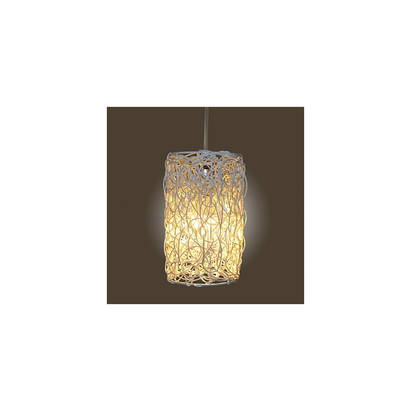 Lampada a sospensione moderna in rattan intrecciato Cany
