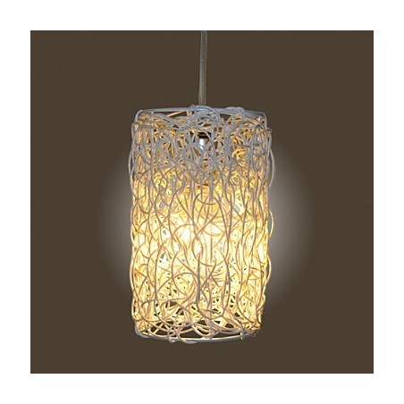 Lampada a sospensione moderna in rattan intrecciato Cany