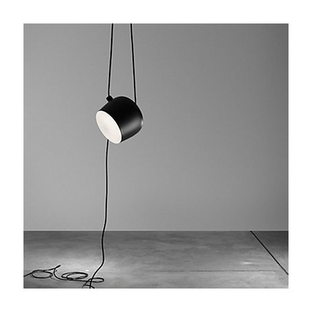 Lampada a sospensione mini in metallo dipinto moderna, regolabile, E26/E27