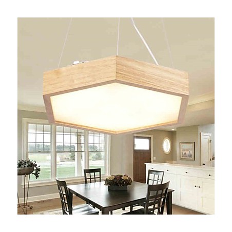 Lampada a sospensione mini moderna contemporanea country in legno e bambù