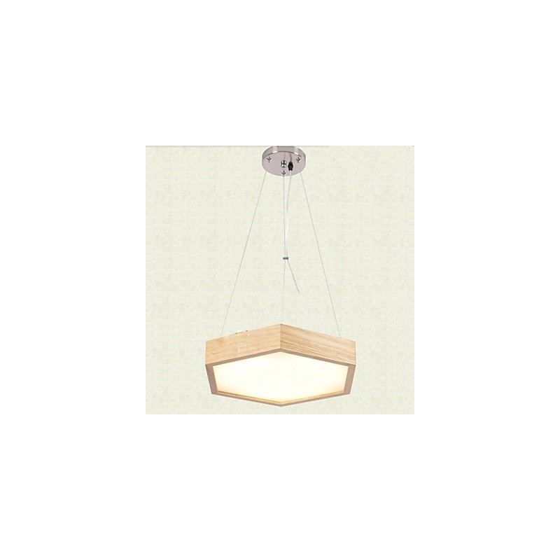 Lampada a sospensione mini moderna contemporanea country in legno e bambù
