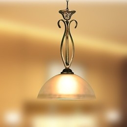 Lampada a sospensione nordica in vetro bianco a goccia, 1 luce, E26/E27